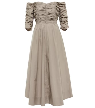 Abito midi in popeline di cotone | Dorothee Schumacher
