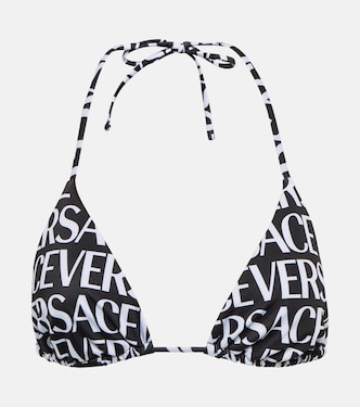 Top de bikini con logo | Versace