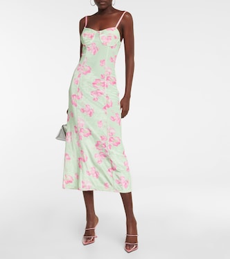 Midikleid Sima aus Seide | LoveShackFancy