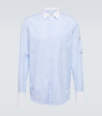 Camicia in popeline di cotone a righe | Winnie New York
