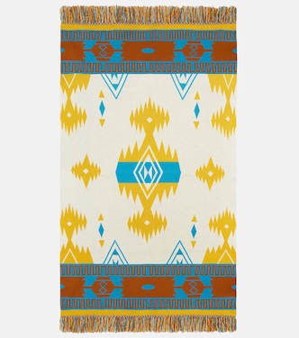 Icon jacquard wool throw | Alanui