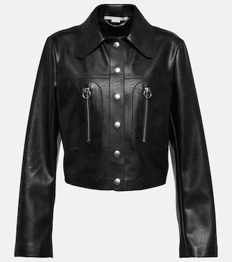 Chaqueta camisera de piel sintética | Stella McCartney