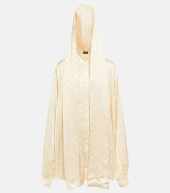 Hooded jacquard blouse | Balenciaga