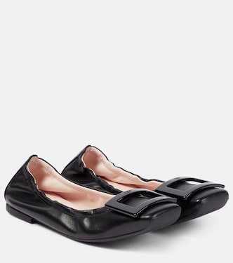 Ballerinas Viv' Pockette aus Leder | Roger Vivier