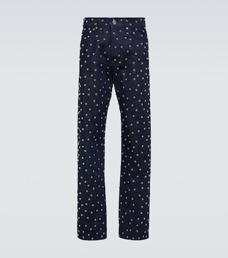 Jeans rectos adornados | Lanvin