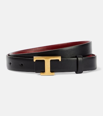 Timeless T reversible leather belt | Tod's