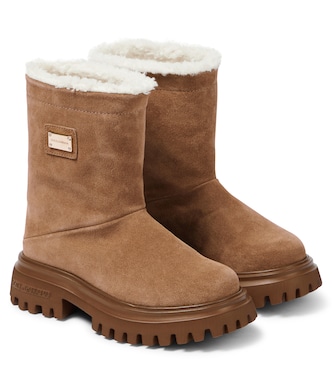 Stivaletti in suede | Dolce&Gabbana Kids
