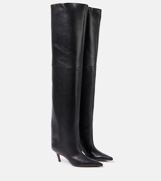 Botas mosqueteras Fiona 60 de piel | Amina Muaddi