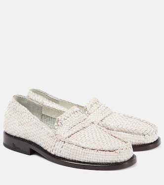 Woven leather loafers | Marni