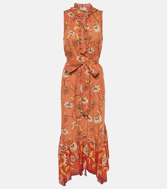 Beverly floral cotton-blend midi dress | Ulla Johnson