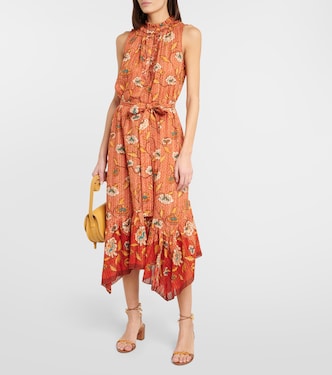 Beverly floral cotton-blend midi dress | Ulla Johnson