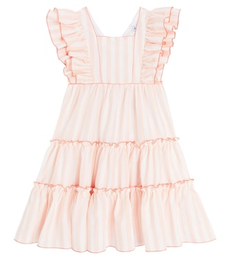 Striped ruffled dress | Tartine et Chocolat