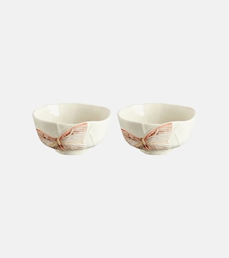 Cloudy Butterflies set of 2 bowls by Claudia Schiffer | Bordallo Pinheiro