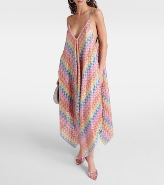 Maxikleid aus Häkelstrick | Missoni