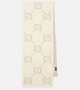 Sciarpa in lana e seta GG | Gucci