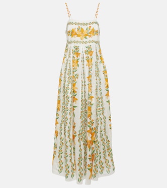 Vestido largo Tropical Lightness de algodón | Farm Rio