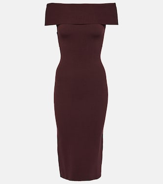 Abito midi Marceau con scollo bardot | Altuzarra