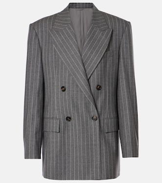 Blazer doppiopetto in lana vergine | Brunello Cucinelli