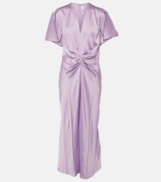 Midikleid aus Satin | Victoria Beckham
