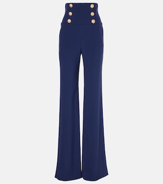 Jeans a gamba larga e vita alta | Balmain