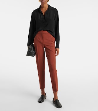 Pantaloni slim Pegno in jersey | Max Mara
