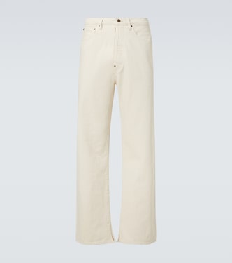 Buckle mid-rise straight jeans | Maison Margiela