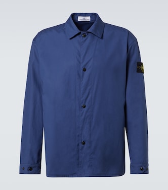 Hemdjacke Compass aus Baumwoll-Canvas | Stone Island