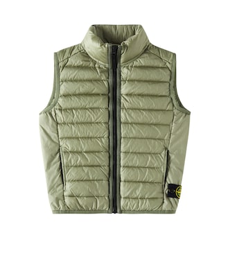 Compass down vest | Stone Island Junior