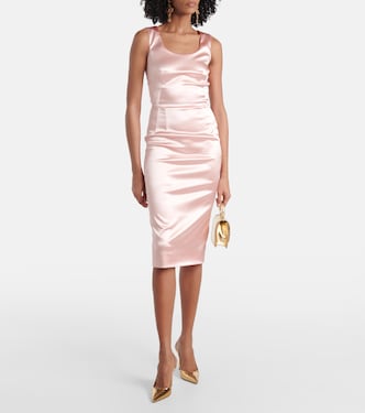 Abito midi in raso | Dolce&Gabbana