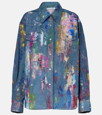 Camicia in cotone con stampa | Acne Studios