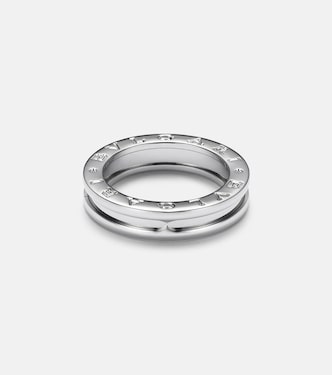 B.zero1 18kt white gold ring | Bvlgari