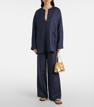 Weite Hose Austin aus Leinen | Asceno