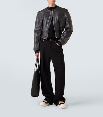 Jumbolace Low Sneaks 레더 스니커즈 | Rick Owens