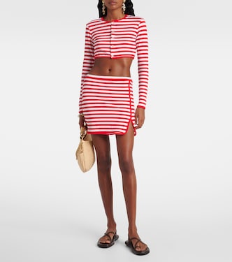 Cardigan cropped a righe | Jade Swim