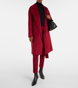 Wool and cashmere wrap coat | Joseph