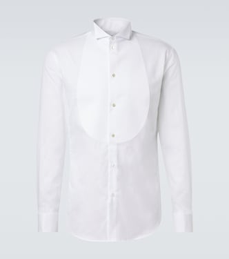 Camisa de popelín de algodón | Giorgio Armani