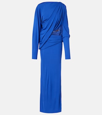Encased Nature draped jersey gown | Christopher Esber