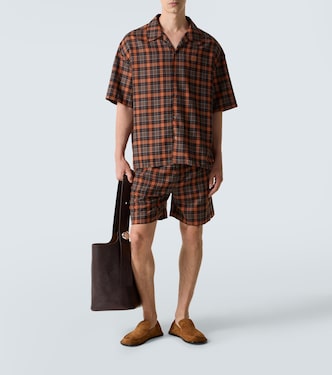 Anagram plaid bowling shirt | Loewe
