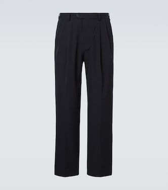 Wool gabardine suit pants | Auralee