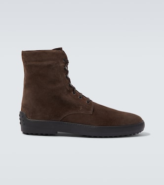 Suede lace-up boots | Tod's