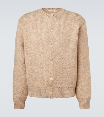 Cardigan en laine et alpaga mélangés | Auralee