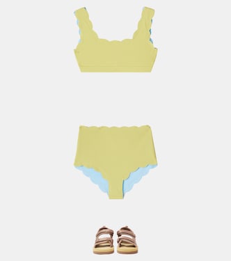 Braga de bikini Santa Monica reversible festoneada | Marysia Bumby