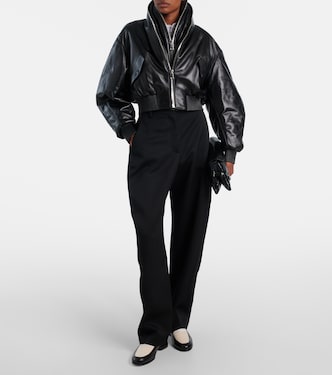 Pantalones anchos Cocoon de lana | Givenchy