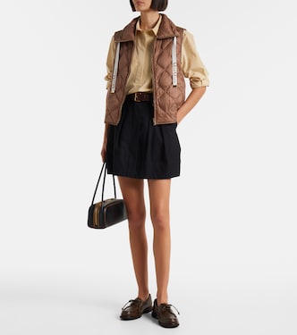Tregic quilted zip-up vest | Max Mara