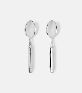 Set of 2 silver-plated spoons | Gucci