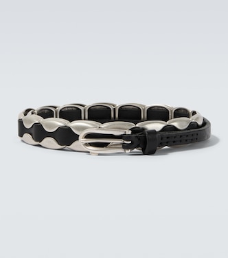 Billow studded leather belt | Our Legacy