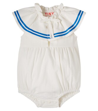 Baby linen and cotton bodysuit | Tinycottons