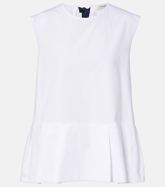 Brava 페플럼 코튼 포플린 탑 | 'S Max Mara