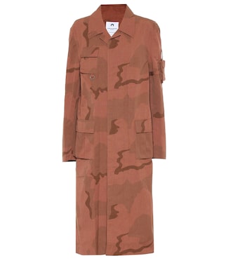 Abrigo de algodón print de camuflaje | Marine Serre