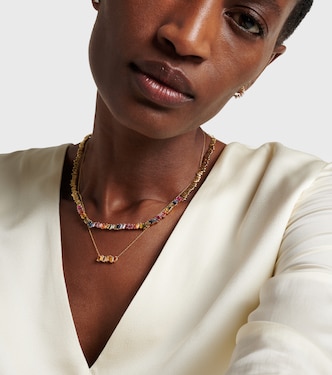 Collier en or jaune 14 carats avec citrines | Suzanne Kalan
